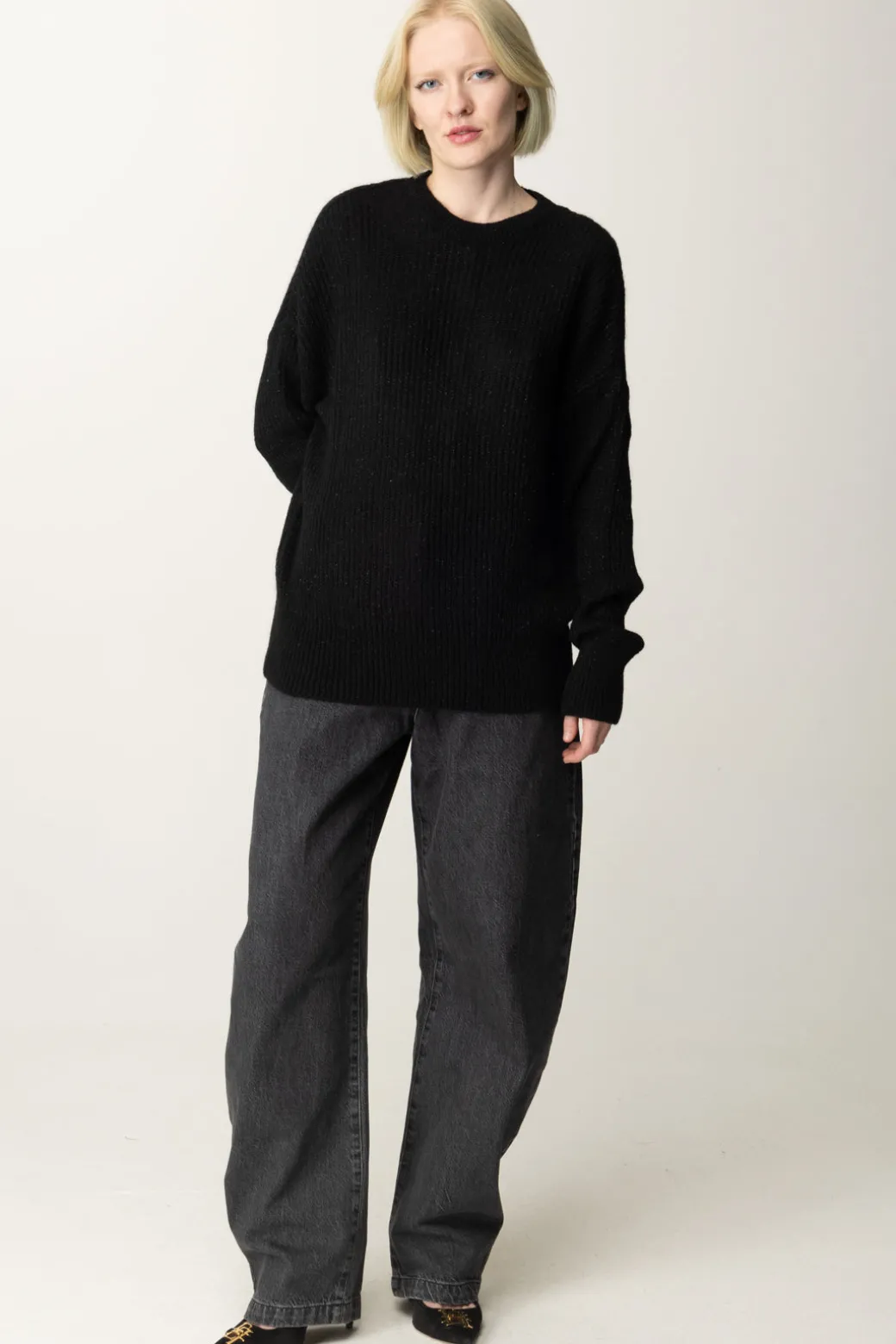 Donna Akep Maxipull con Scollo Sul Retro