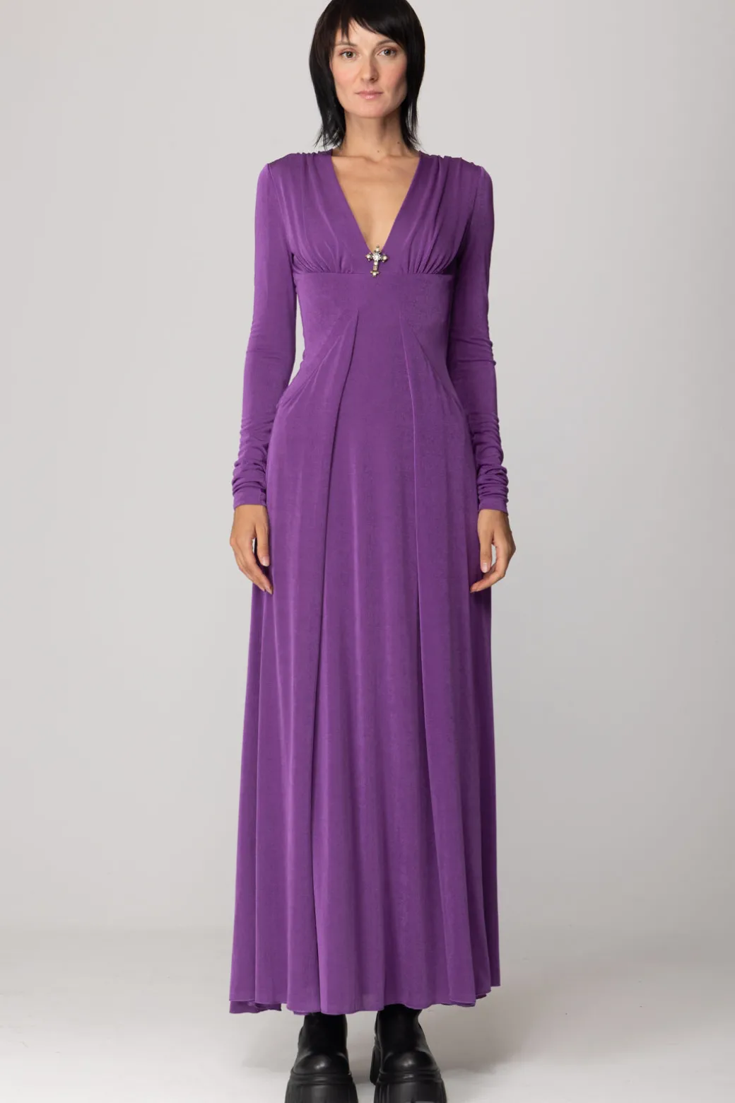 Donna Aniye By Abito Lungo con Croce Gioiello