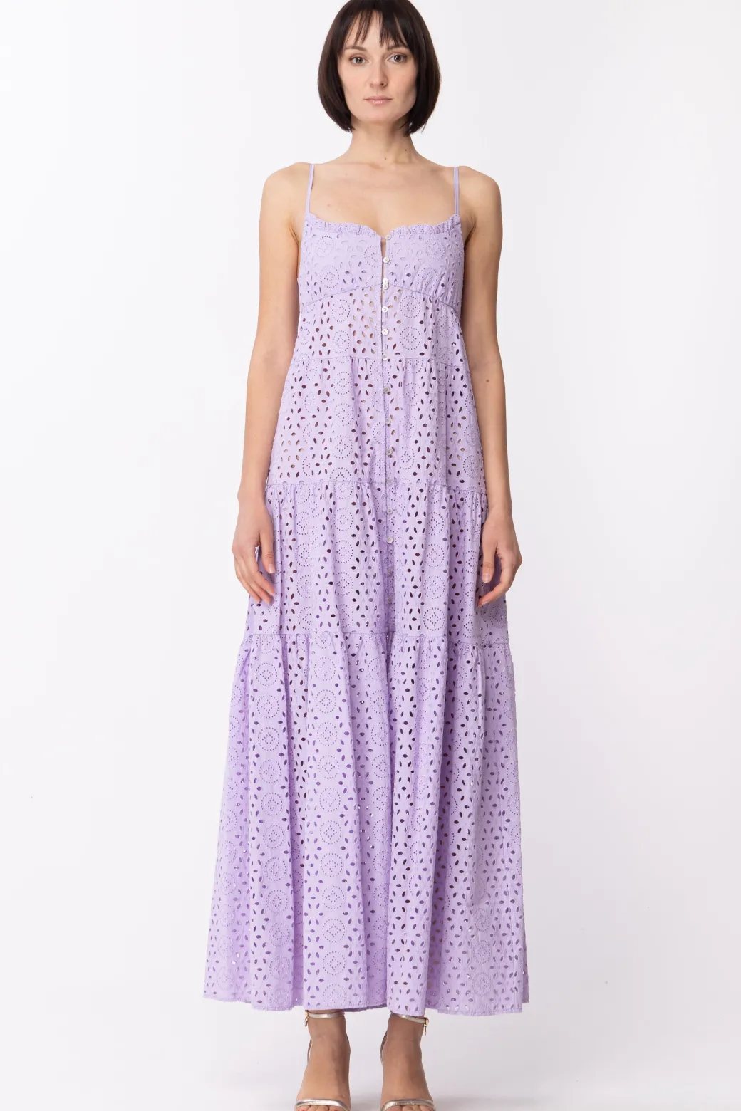 Donna Aniye By Abito Lungo In Pizzo Sangallo