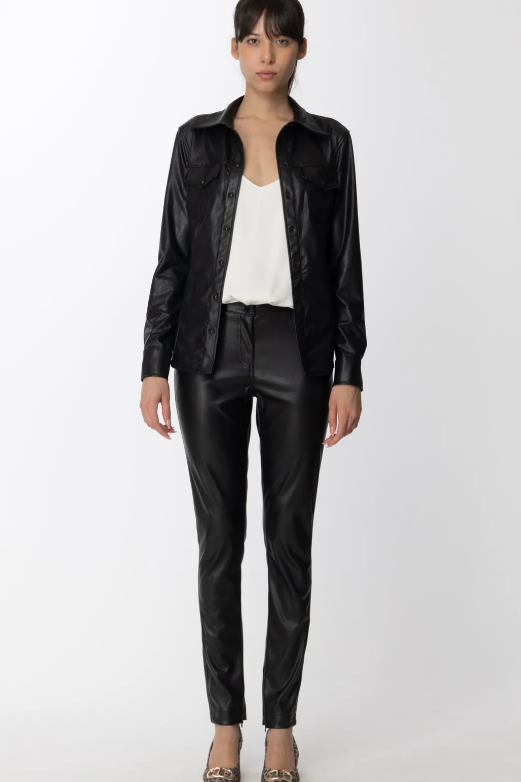 Donna Aniye By Camicia In Pelle