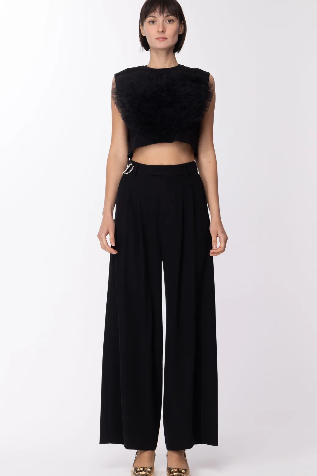 Donna Aniye By Crop Top Dolly con Tulle