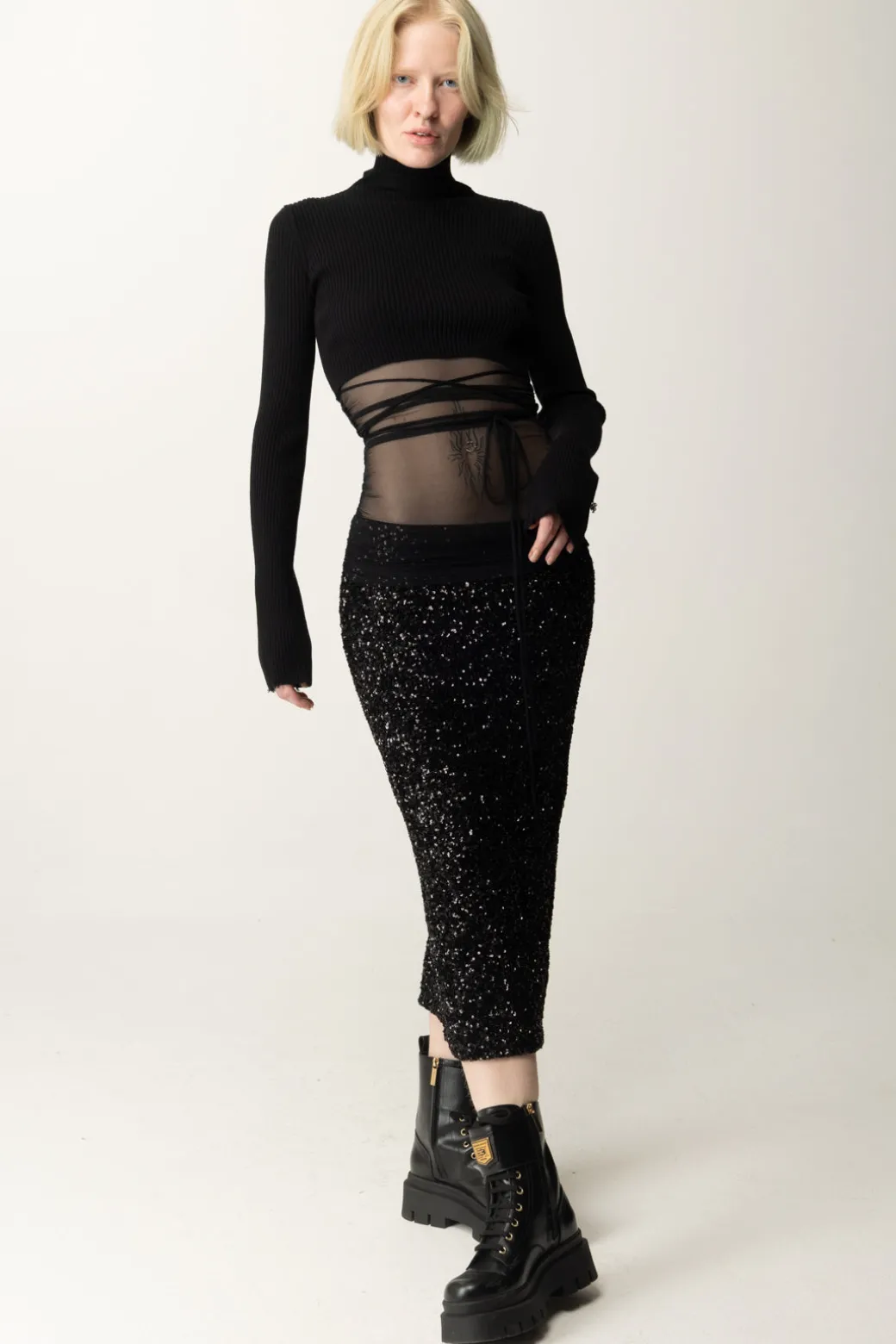 Donna Aniye By Gonna Midi Lux con Paillettes