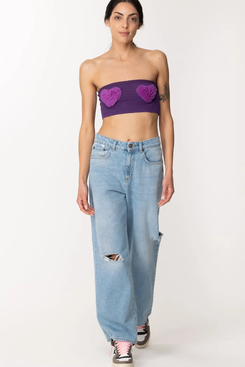 Donna Aniye By Jeans Frida Ampi con Tagli