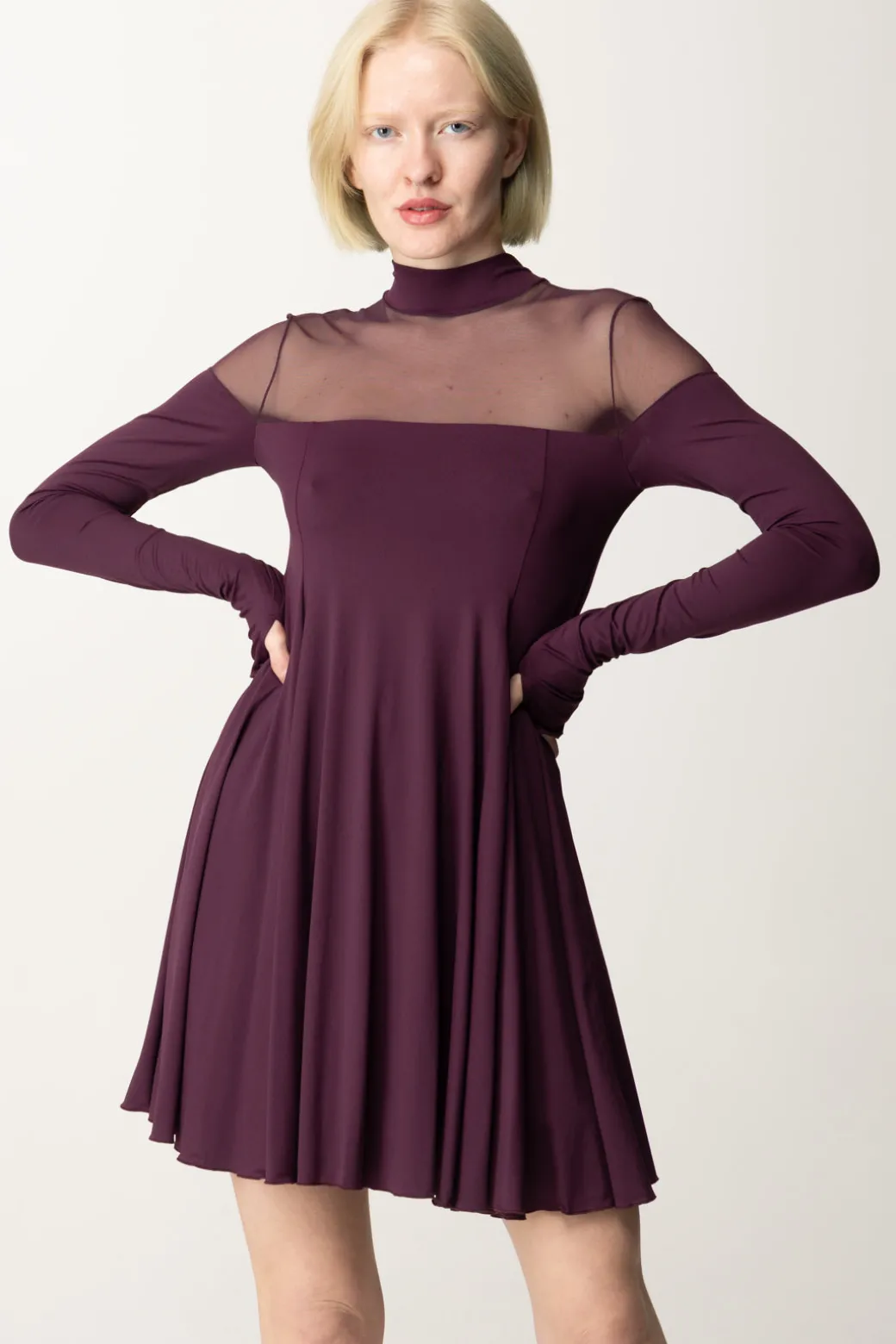Donna Aniye By Mini Abito Doll con Trasparenza Jett