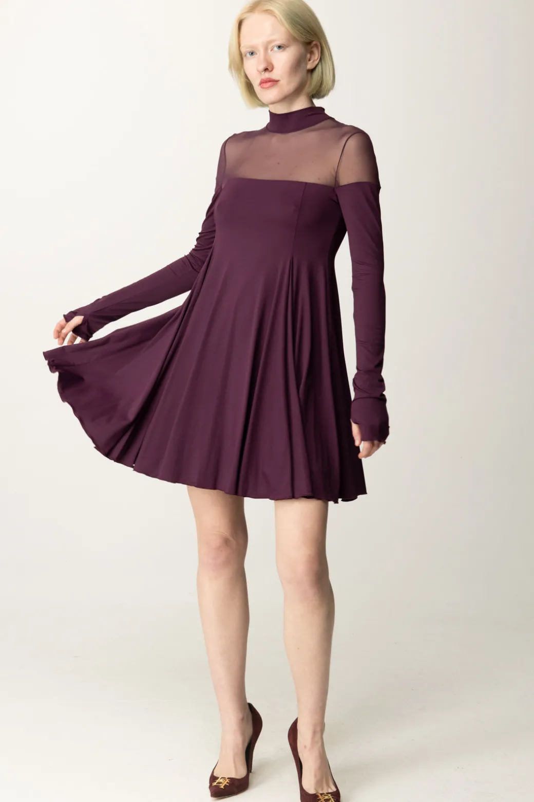 Donna Aniye By Mini Abito Doll con Trasparenza Jett