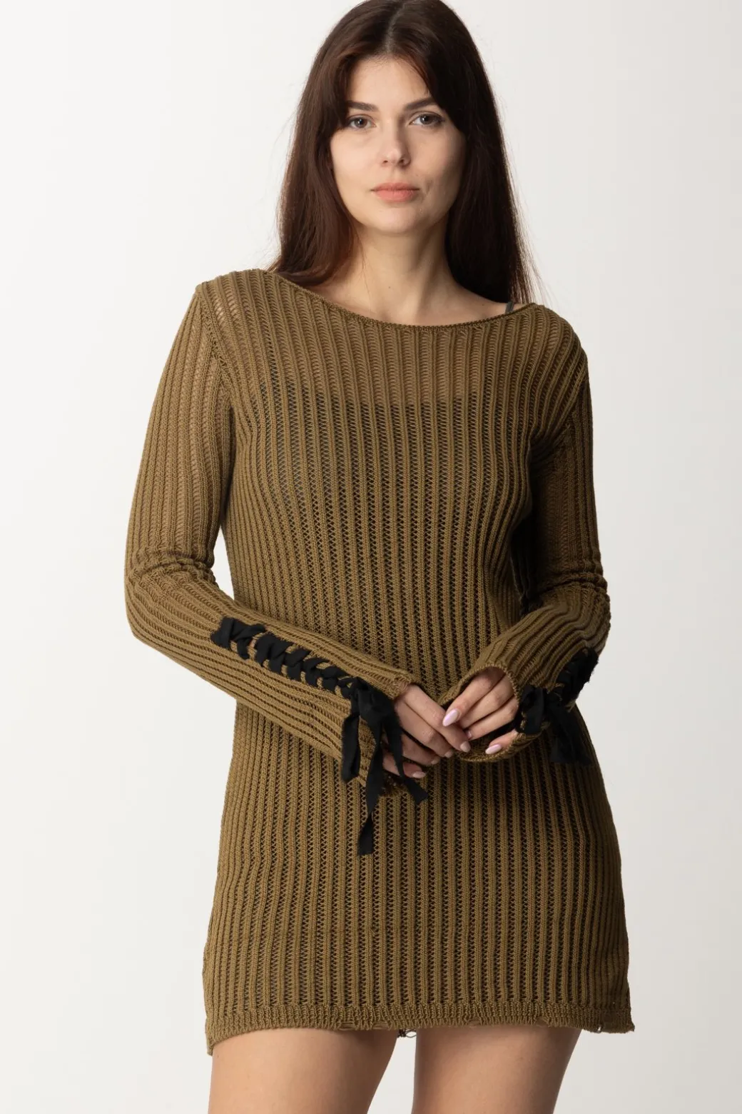 Donna Aniye By Mini Abito Dylan con Criss-cross Sulle Maniche