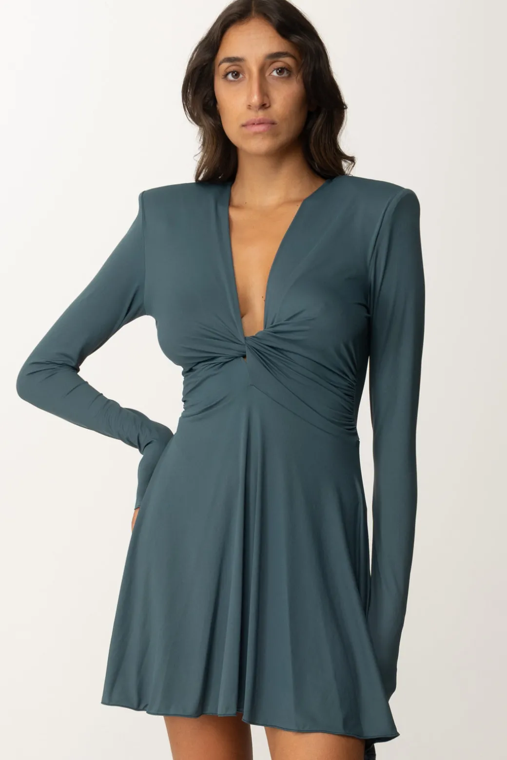 Donna Aniye By Mini Abito In Lycra Jett