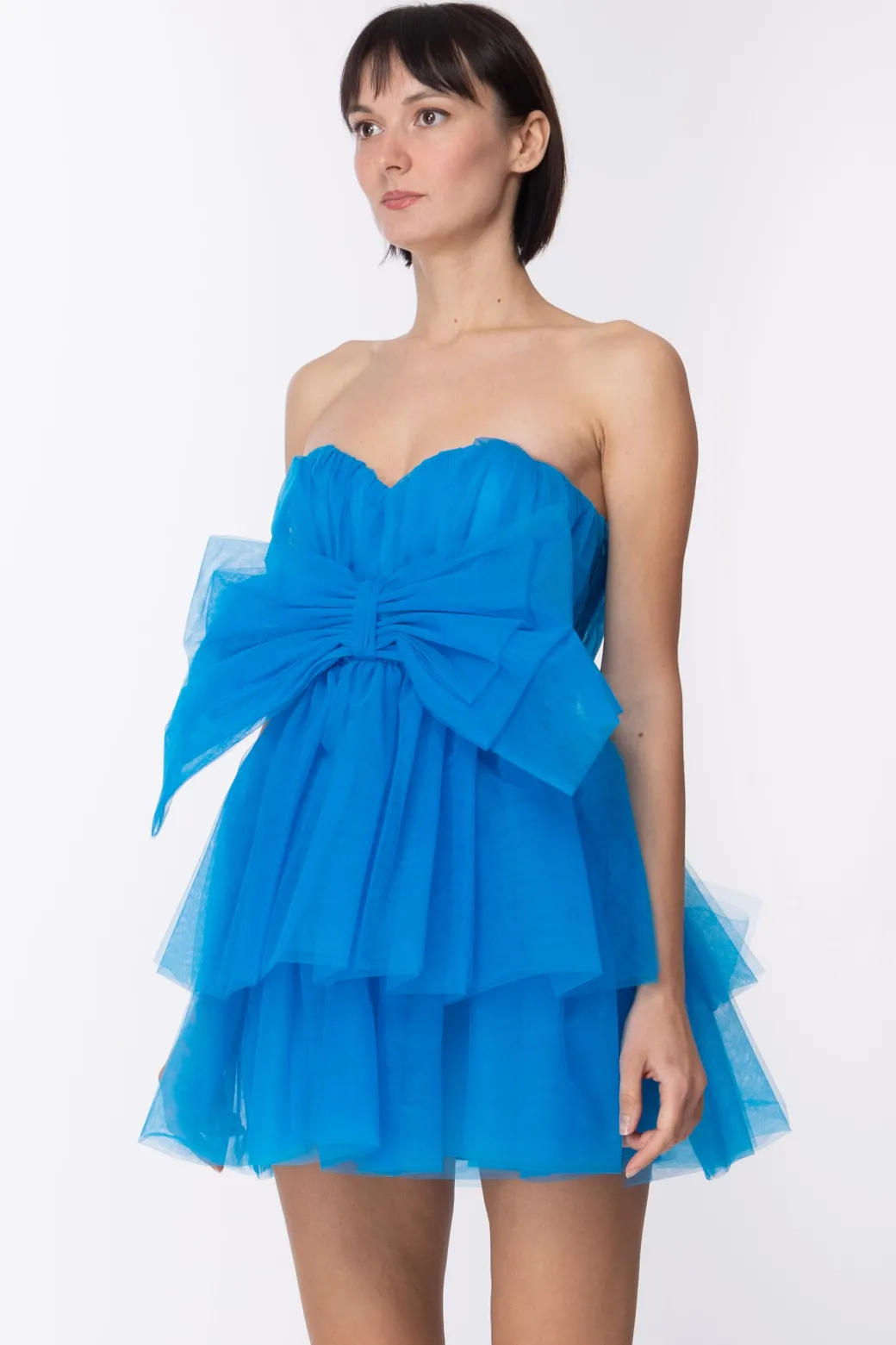 Donna Aniye By Mini Abito In Tulle Nina con Maxi Fiocco