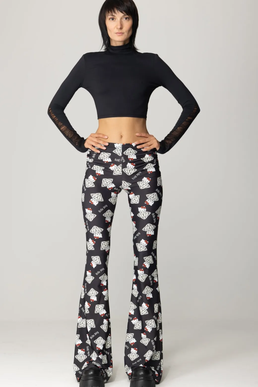 Donna Aniye By Pantaloni a Zampa Stampa