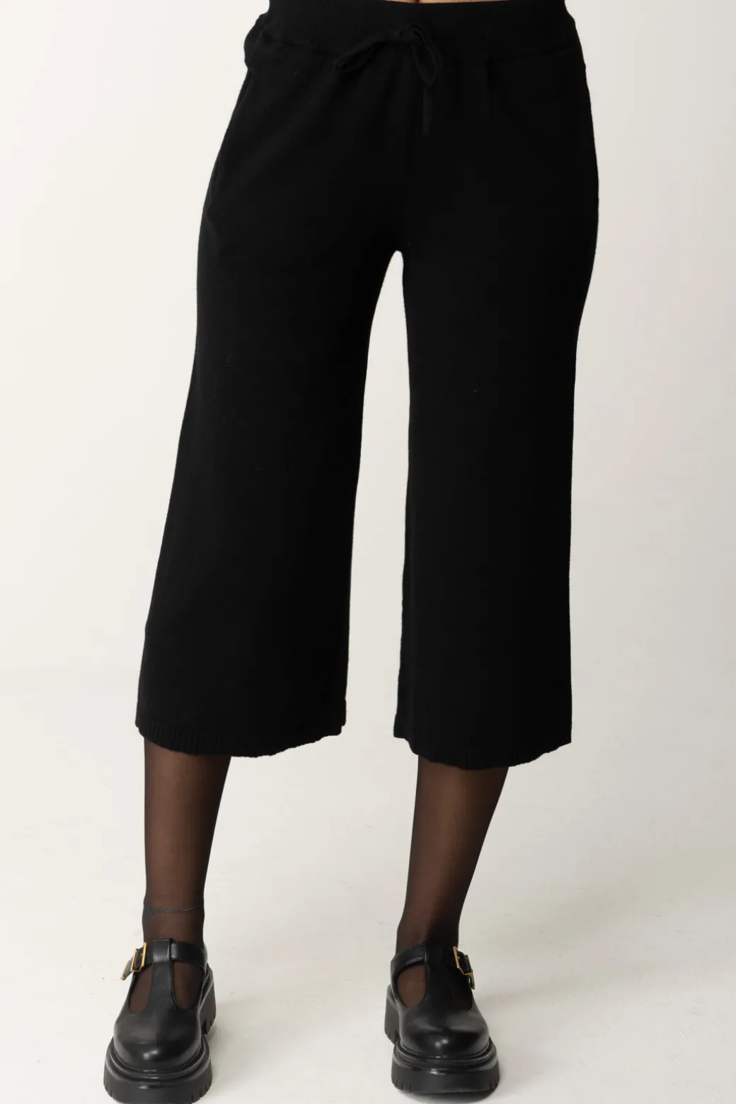 Donna Aniye By Pantaloni Crop In Maglia Lily