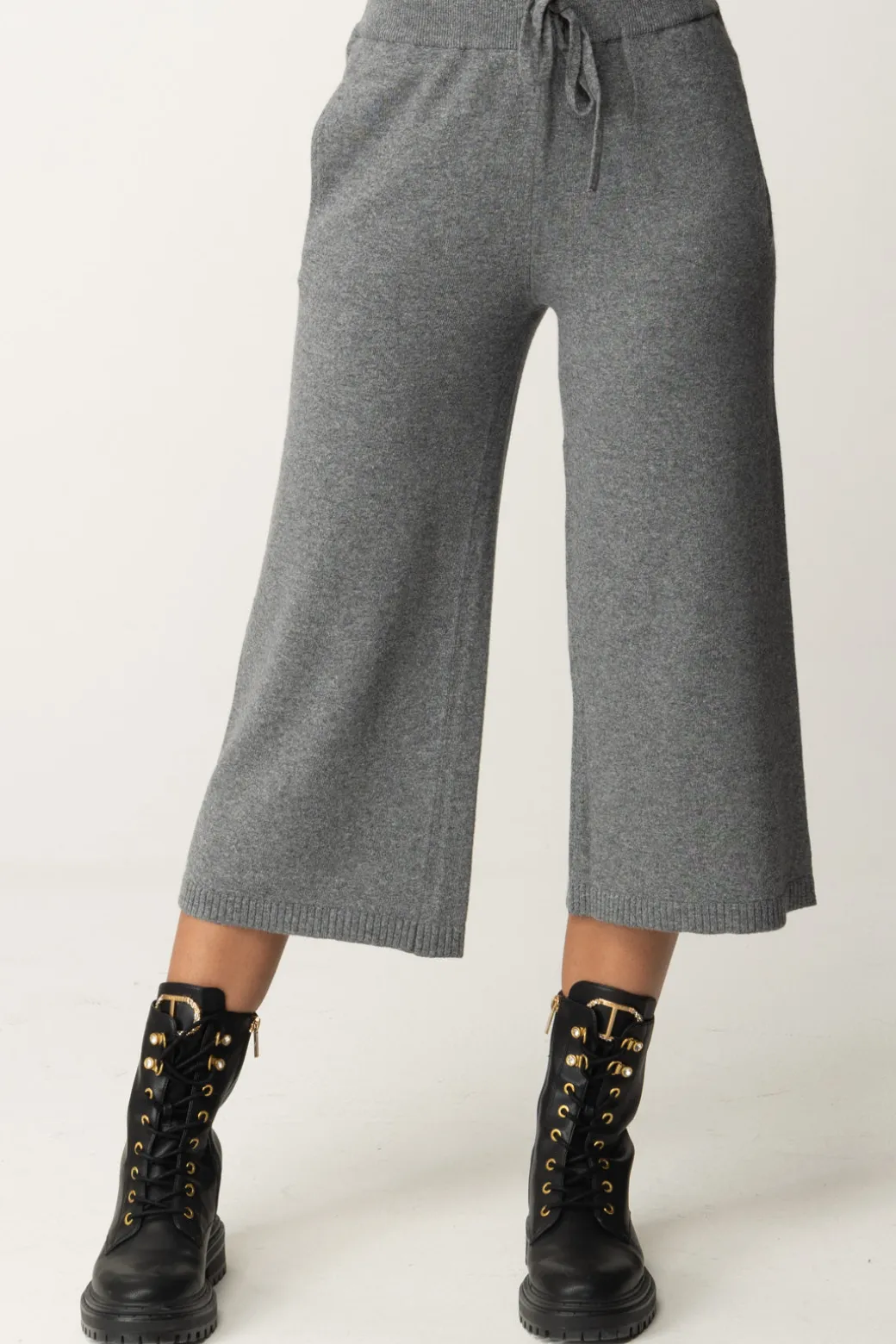 Donna Aniye By Pantaloni Crop In Maglia Lily