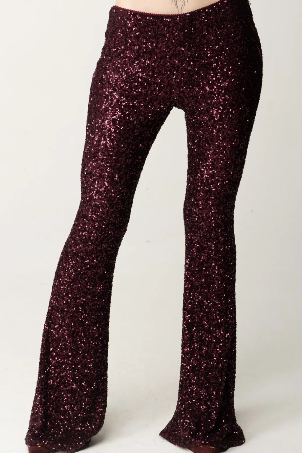 Donna Aniye By Pantaloni Flared Lux con Paillettes