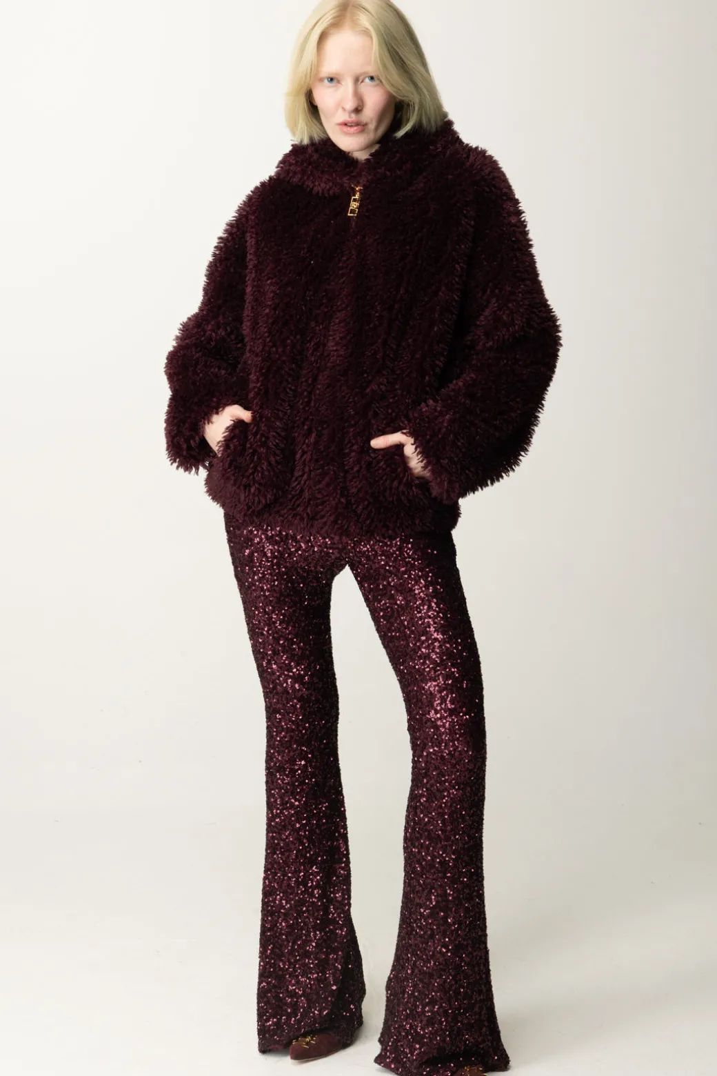 Donna Aniye By Pantaloni Flared Lux con Paillettes