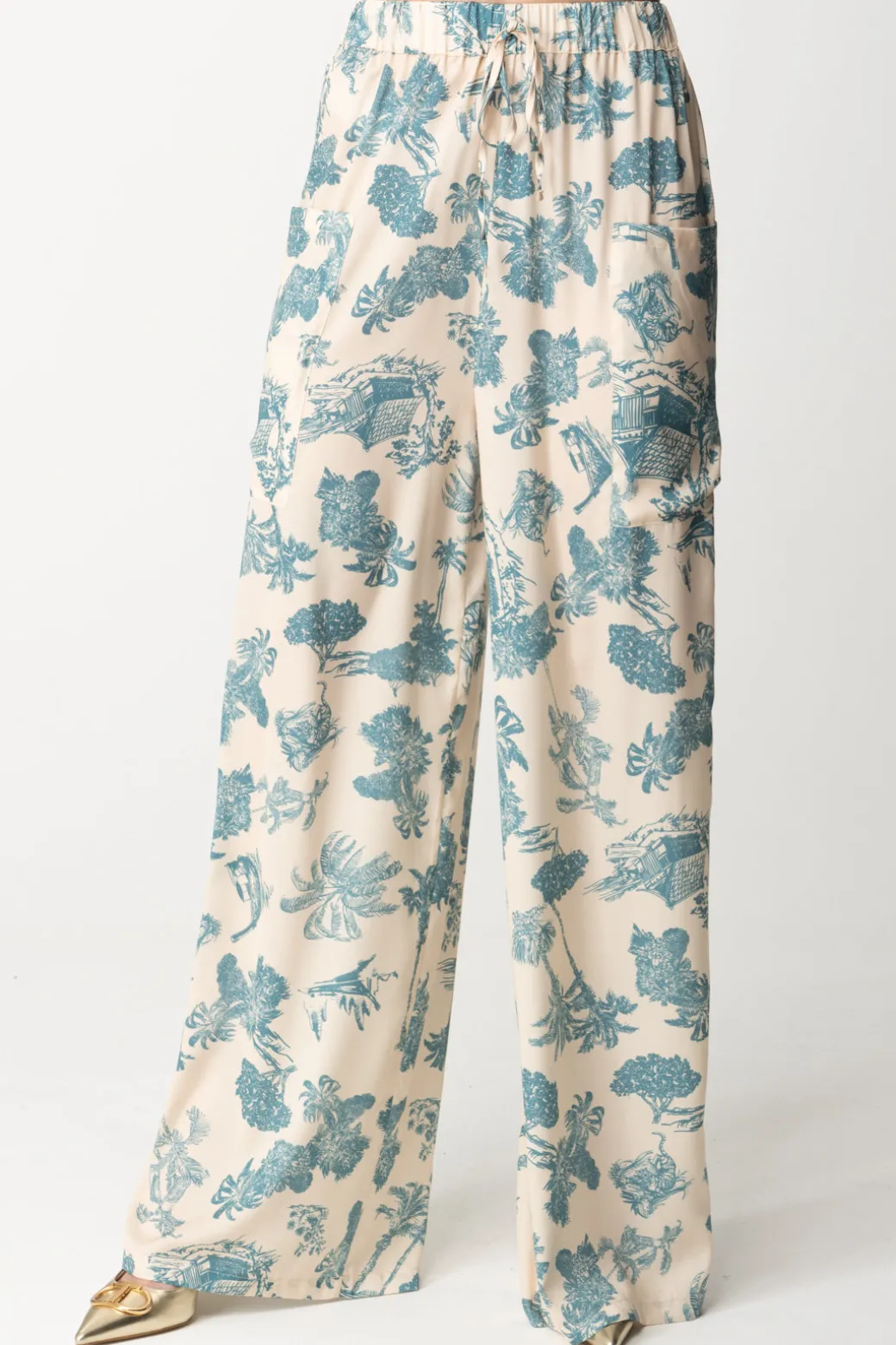 Donna Aniye By Pantaloni Maddy con Stampa Floreale