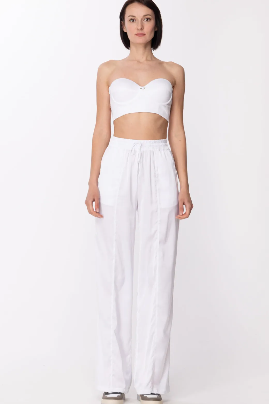 Donna Aniye By Top Bustier In Raso Stretch