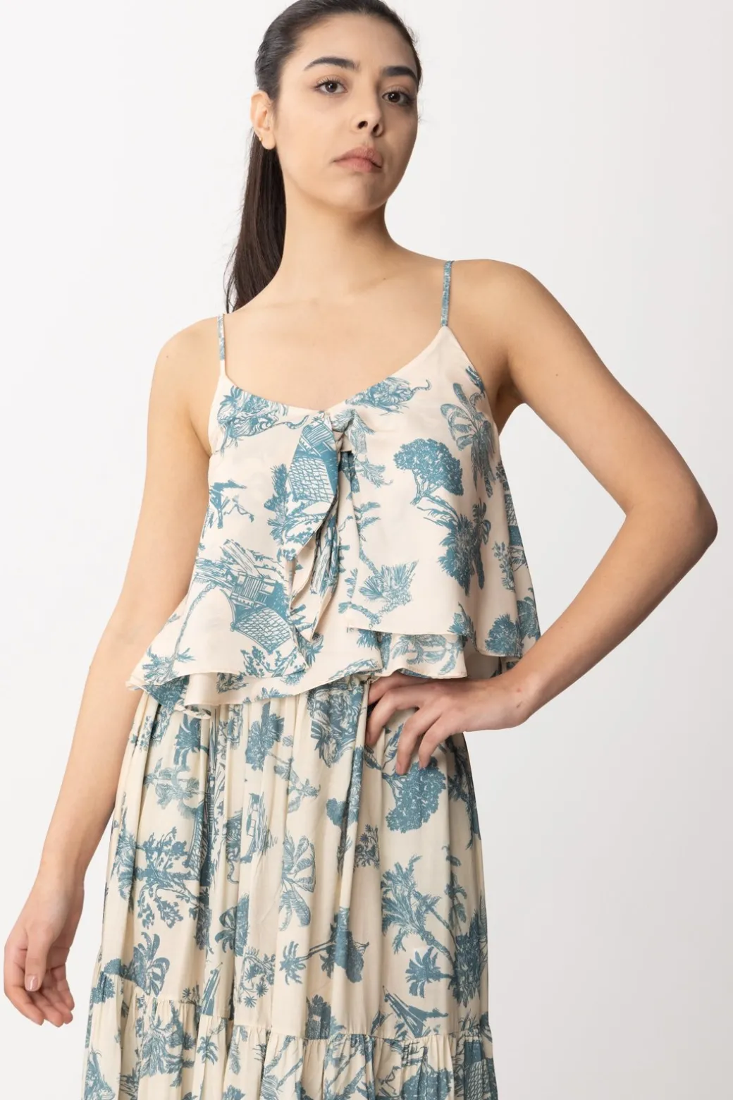 Donna Aniye By Top Volant Stampato Maddy