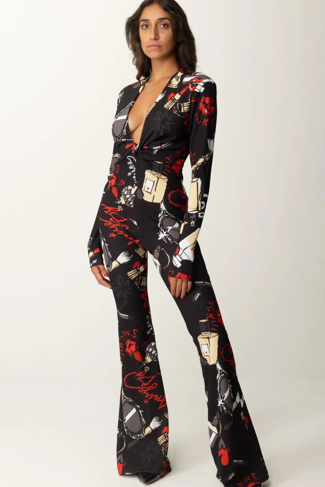 Donna Aniye By Tuta Flared Stampata Astrid