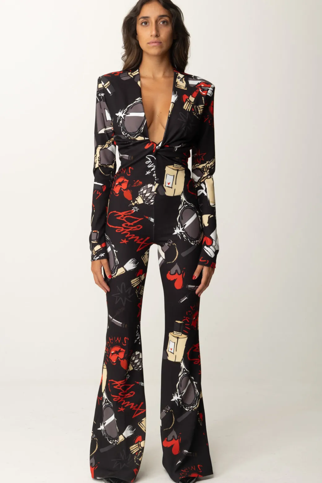 Donna Aniye By Tuta Flared Stampata Astrid