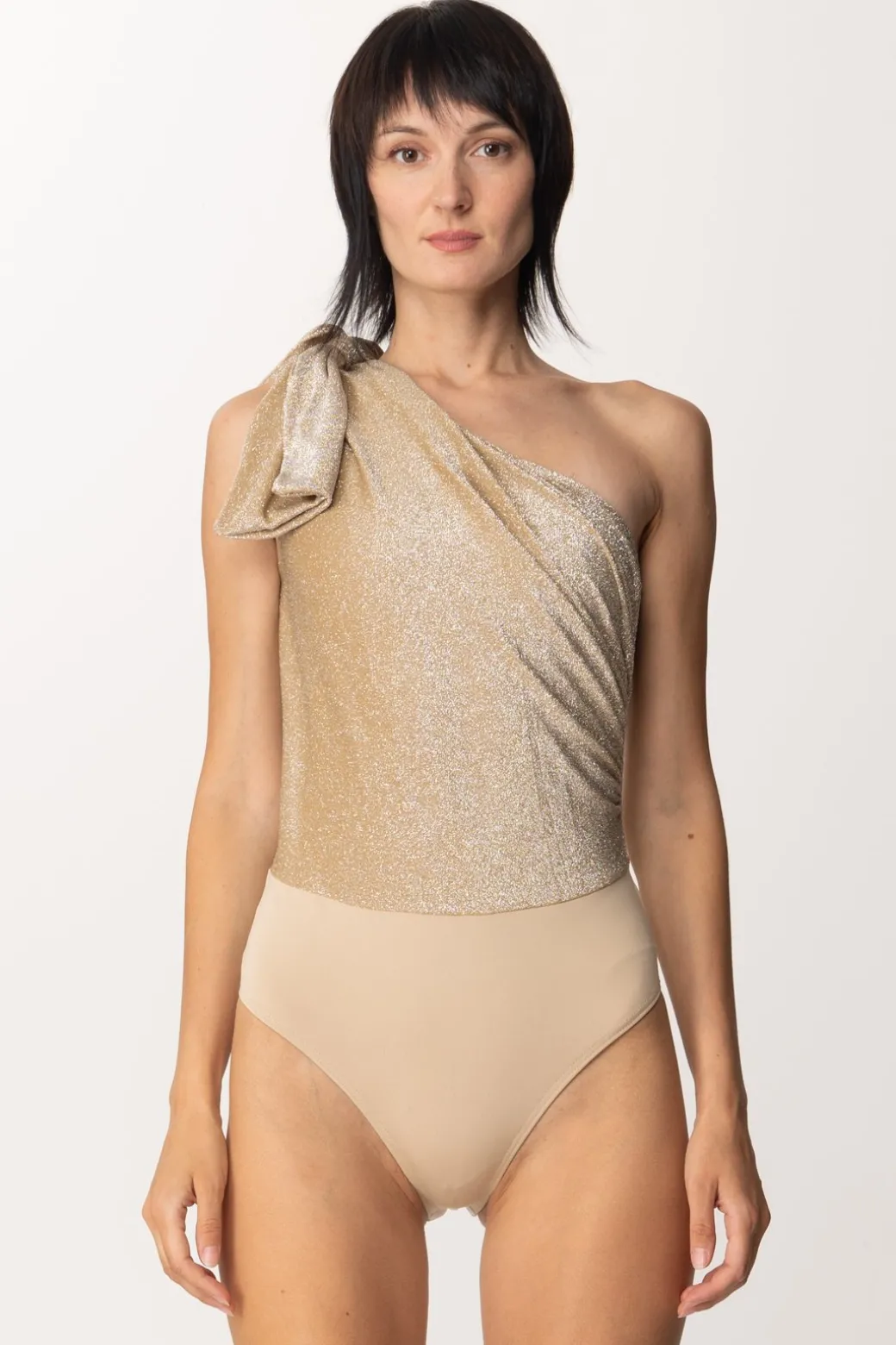 Donna Ardoel Body Monospalla In Lurex Roxane