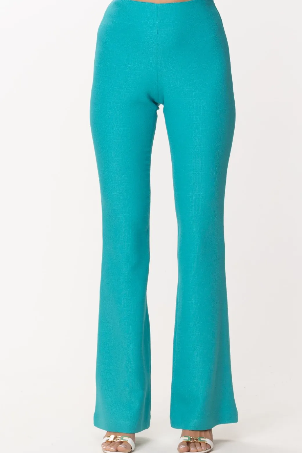 Donna Dramèe Pantaloni a Vita Alta