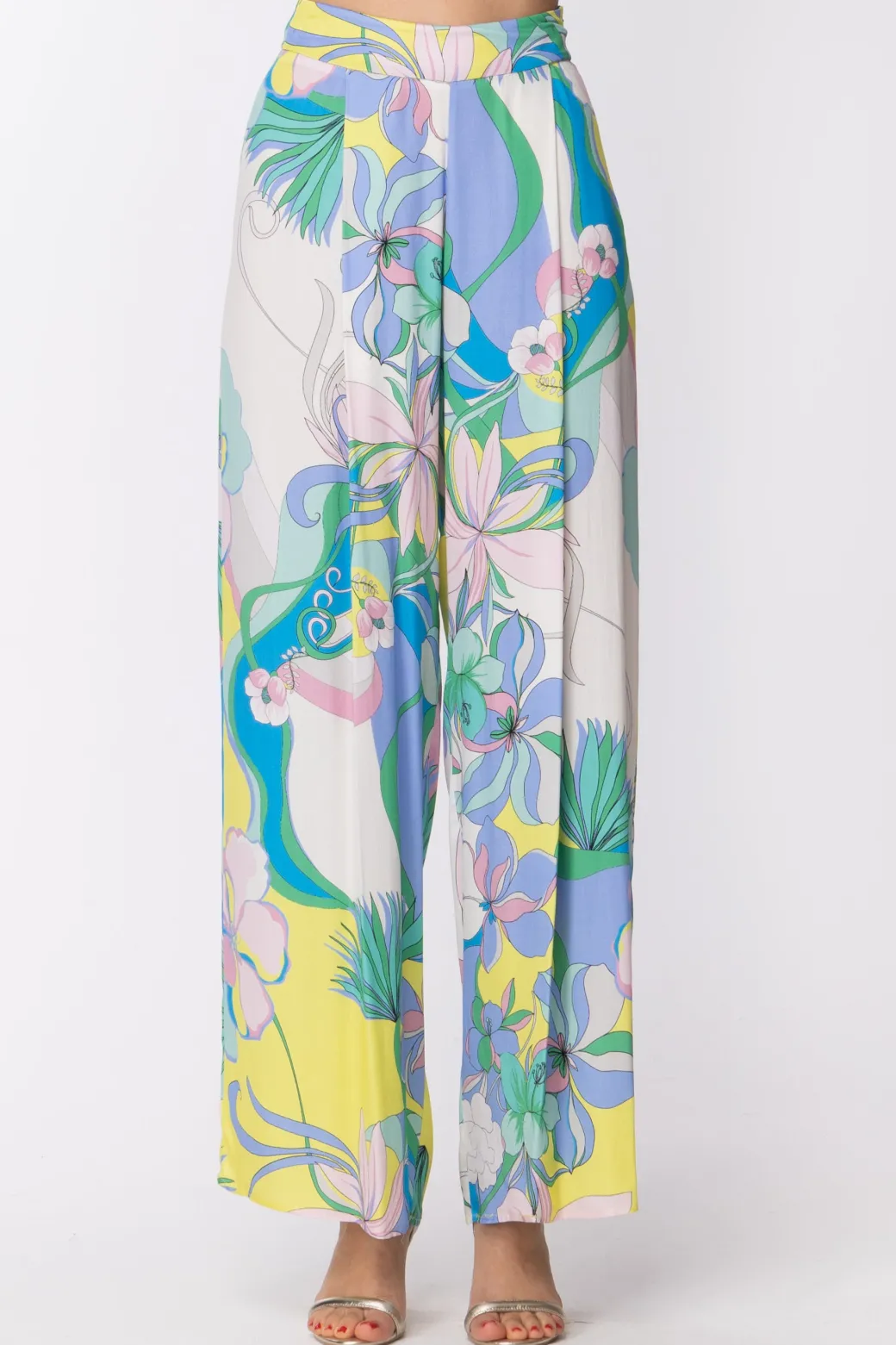 Donna Dramèe Pantaloni Palazzo con