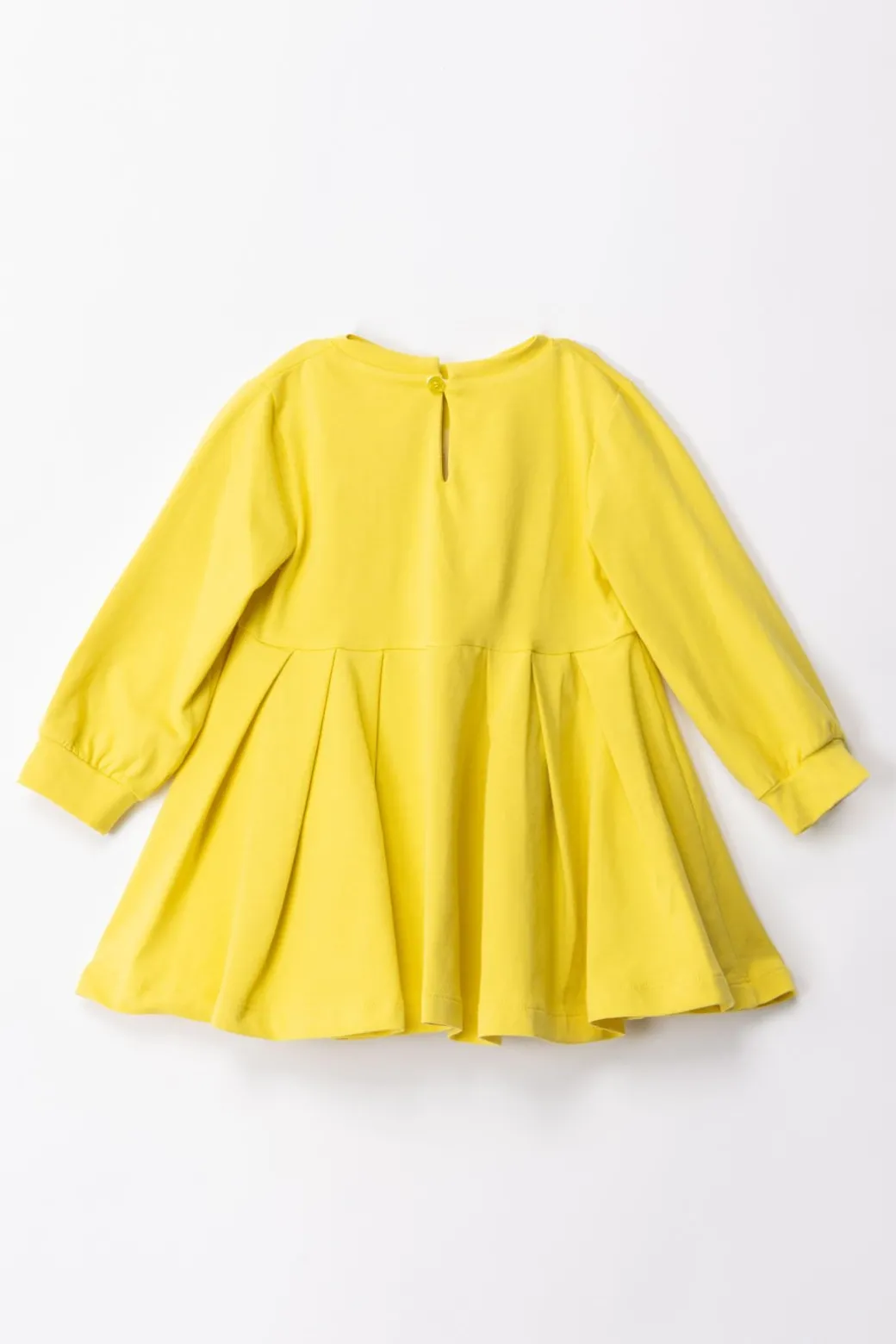 Elisabetta Franchi Bambina Abito Gonna a Pieghe e Logo Embossed