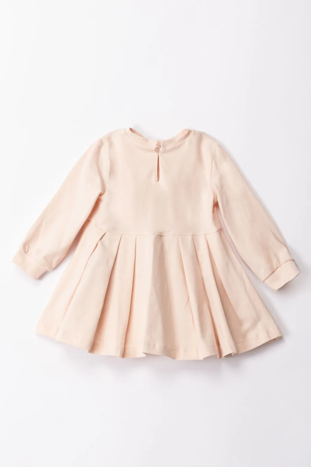 Elisabetta Franchi Bambina Abito Gonna a Pieghe e Logo Embossed
