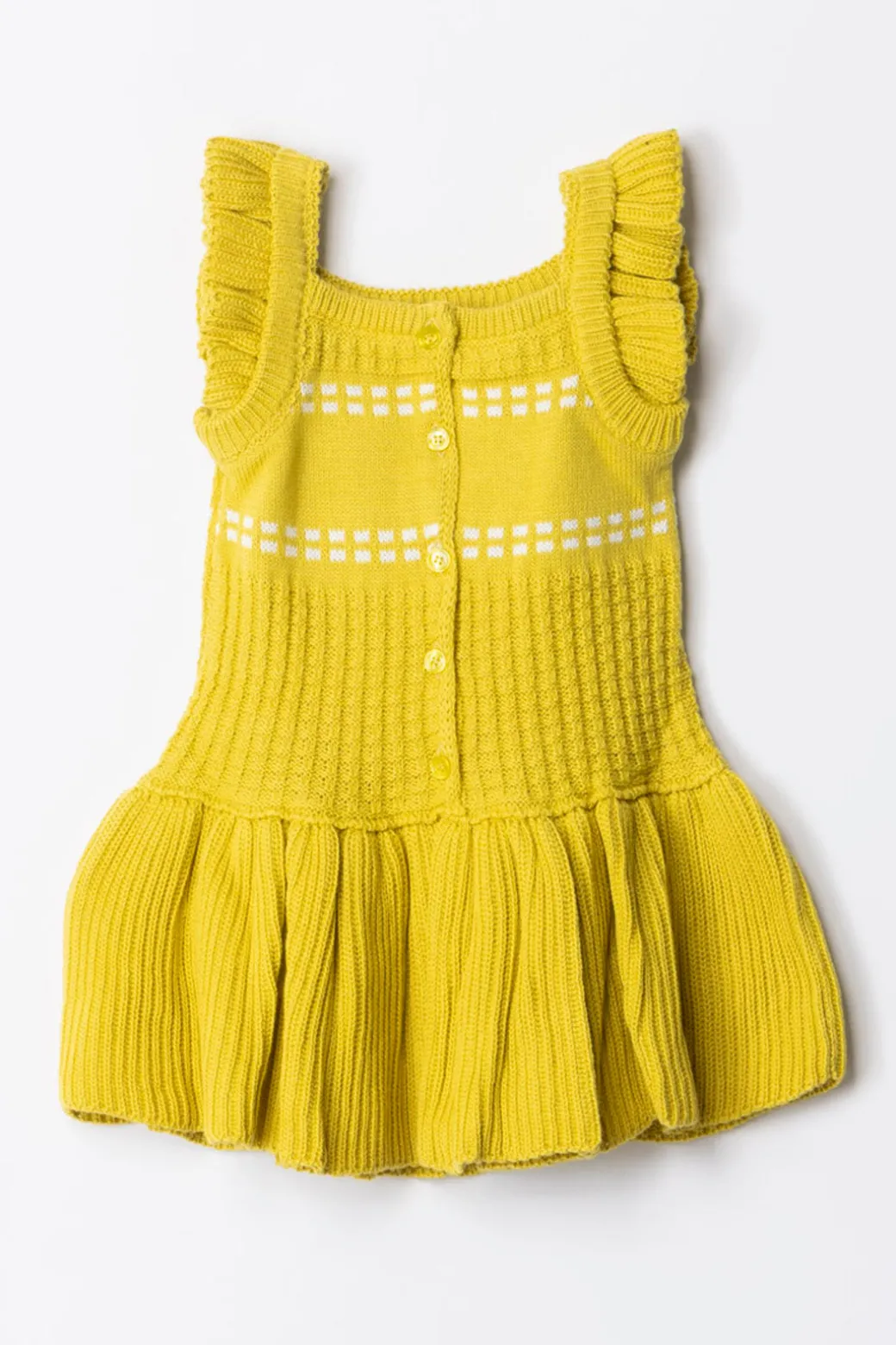 Elisabetta Franchi Bambina Abito In Maglia con Ricamo Logo