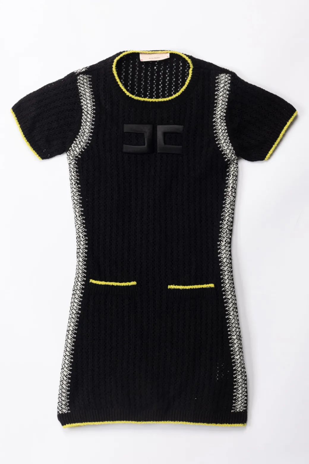 Elisabetta Franchi Bambina Abito In Maglia con Ricamo