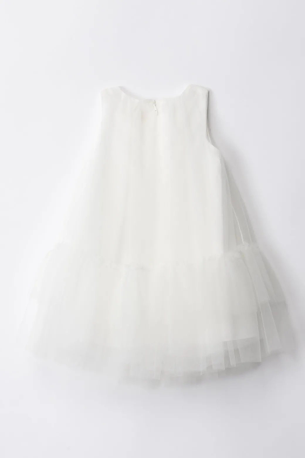 Elisabetta Franchi Bambina Abito In Tulle con Balza