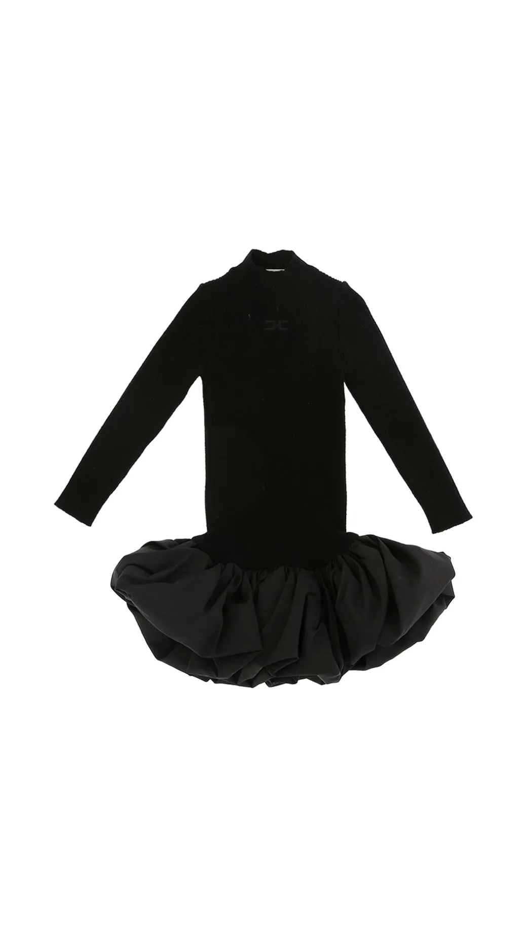 Elisabetta Franchi Bambina Abito Tricot con Gonna a Palloncino