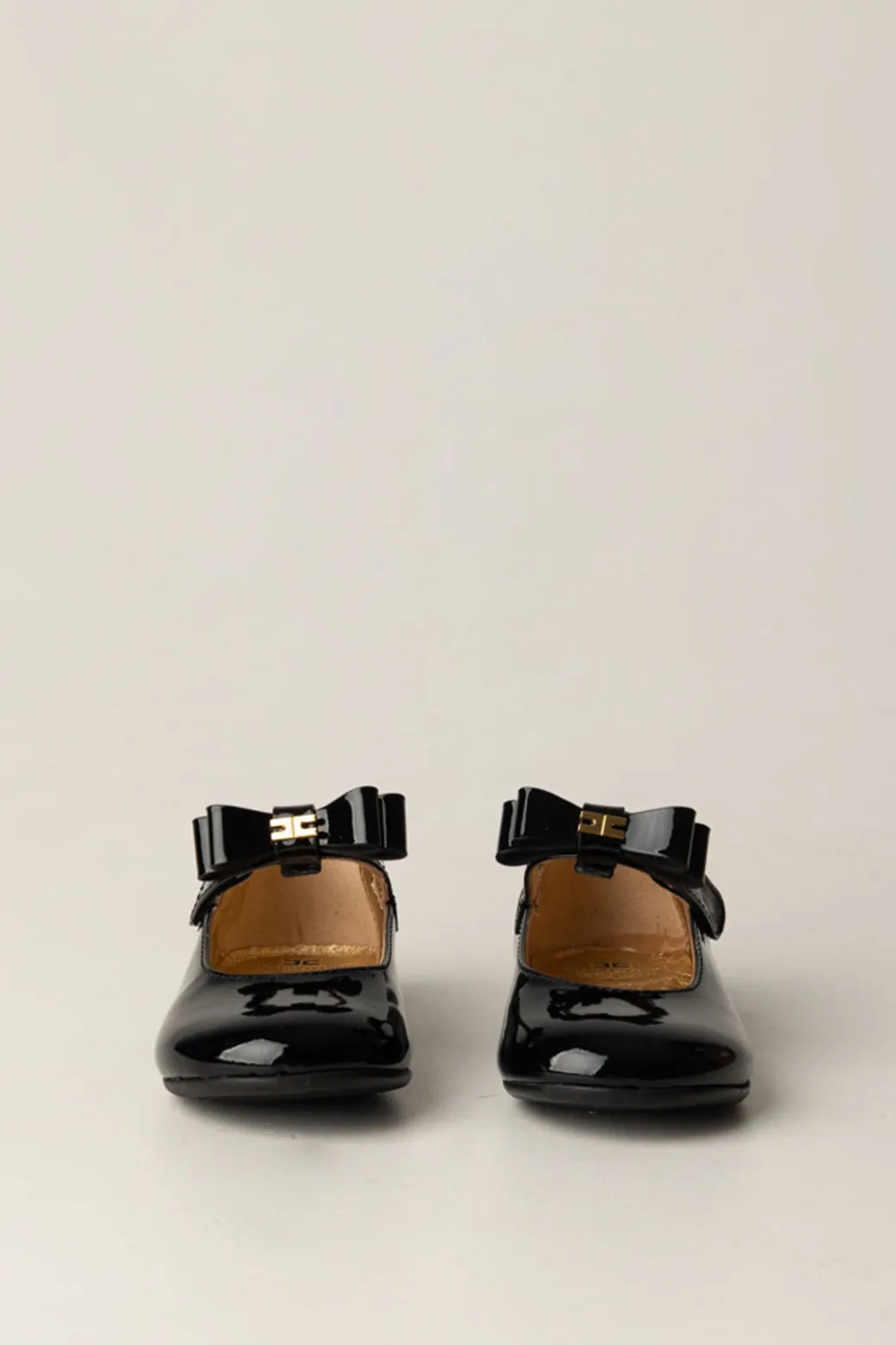 Elisabetta Franchi Bambina Ballerine Lucide con Fiocchetto