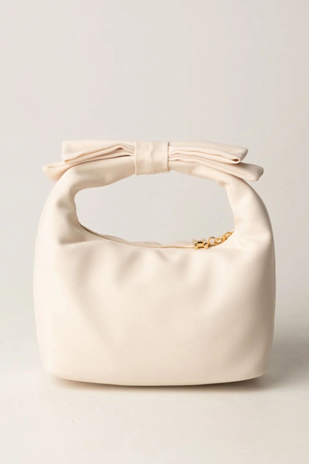 Elisabetta Franchi Bambina Borsa a Mano con Manico Fiocco e Logo