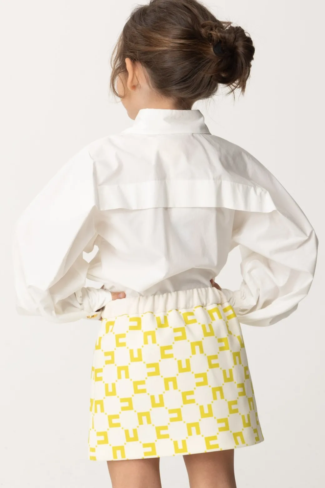 Elisabetta Franchi Bambina Camicia con Pieghe