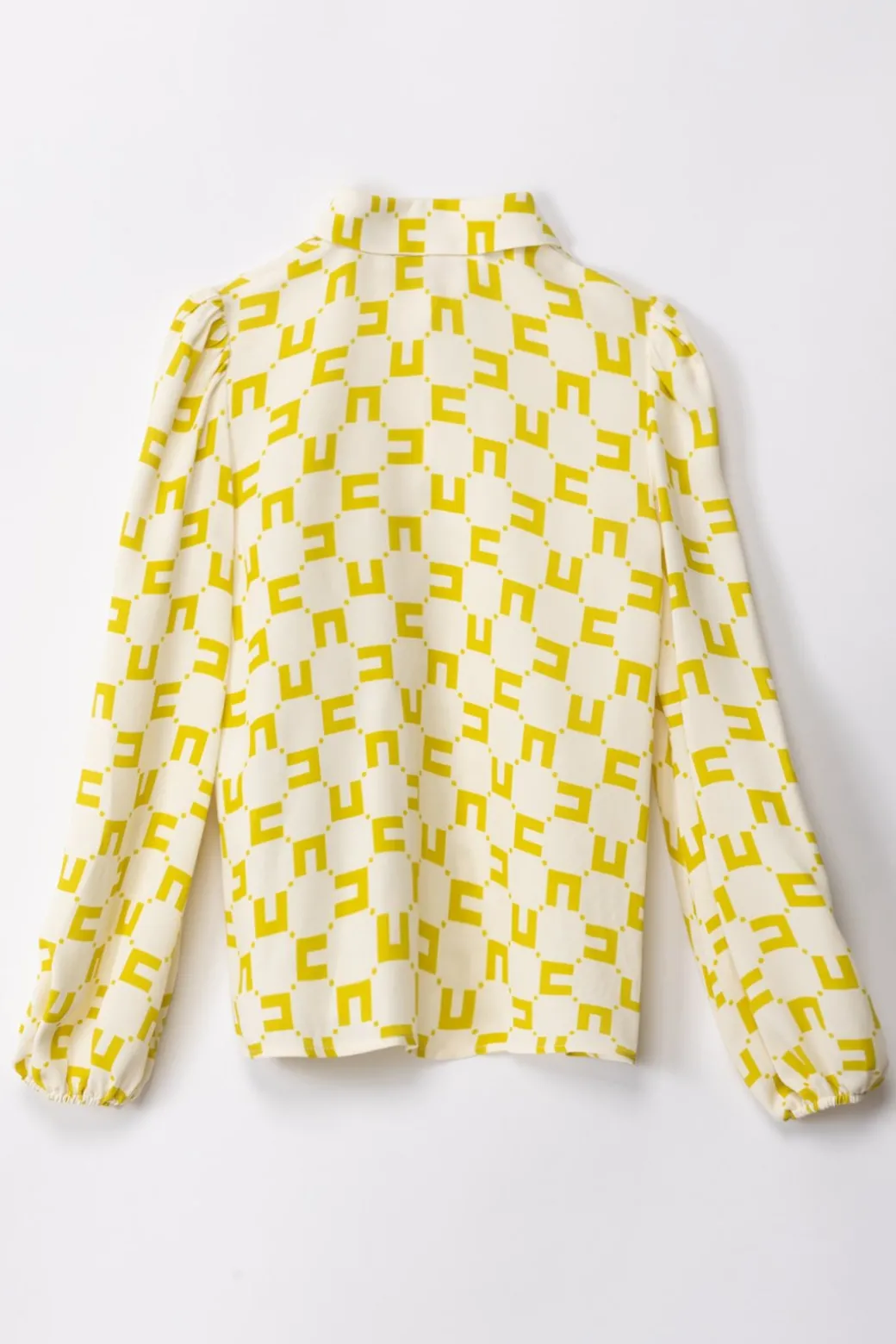 Elisabetta Franchi Bambina Camicia con Stampa Logo a Contrasto