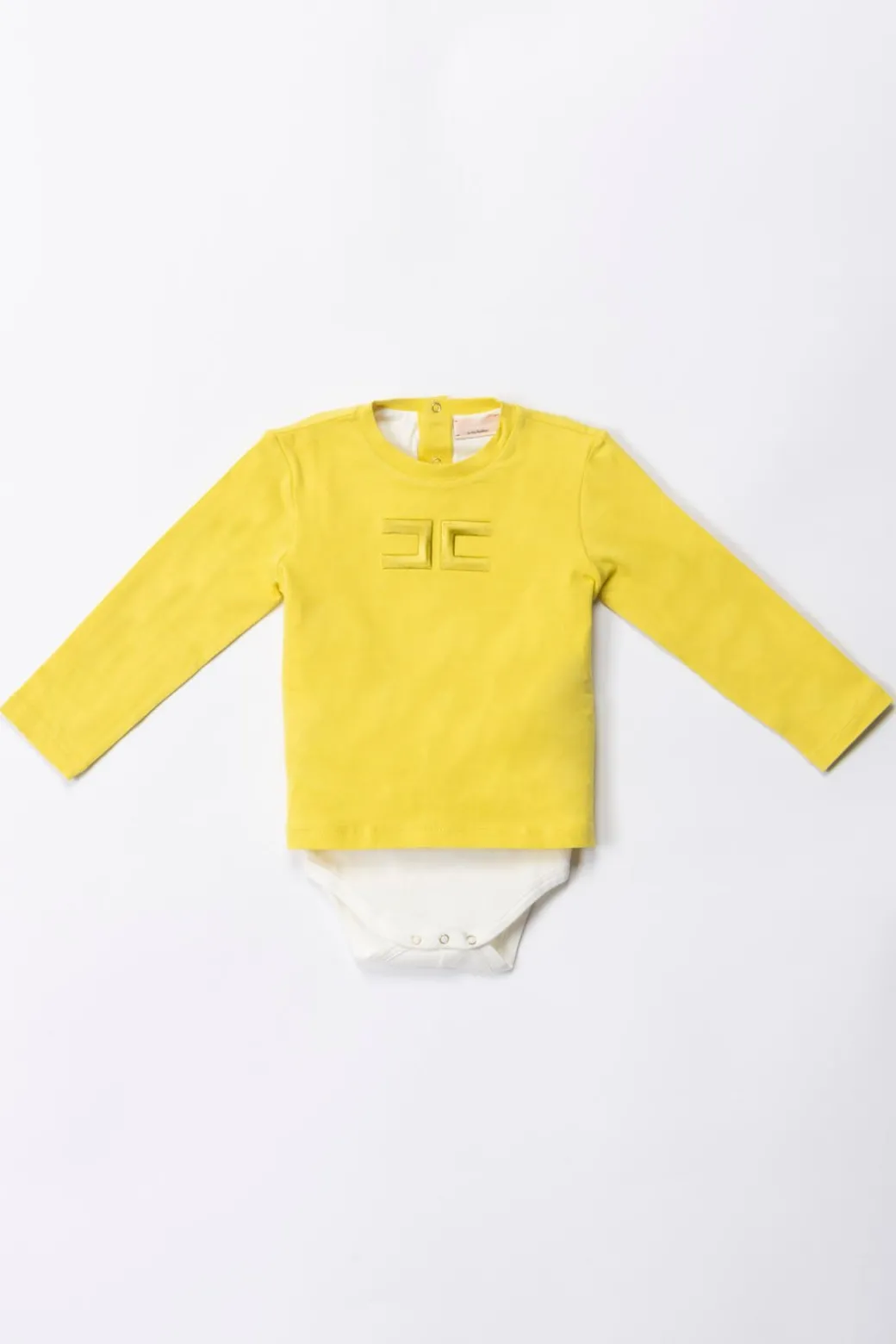 Elisabetta Franchi Bambina Completo Body e Leggings Logo Embossed