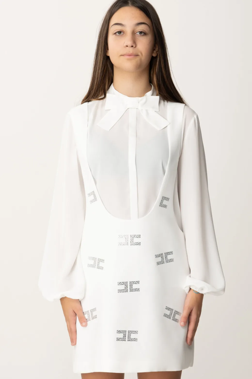 Elisabetta Franchi Bambina Completo Camicia e Scamiciato