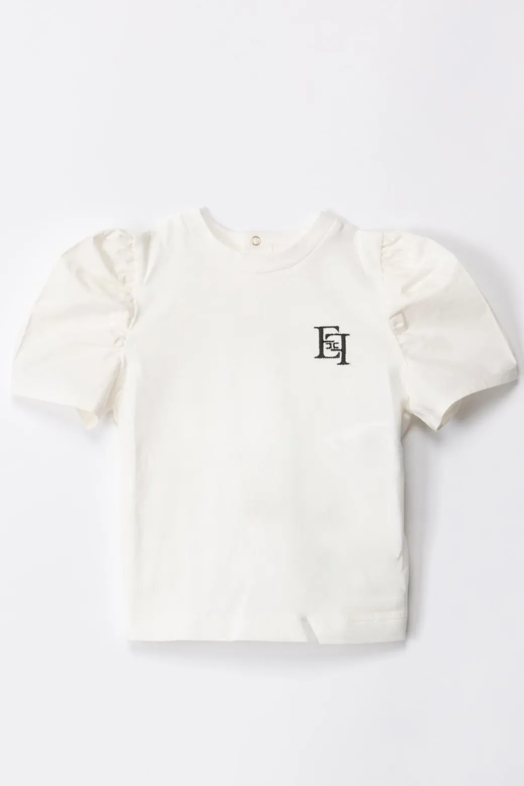 Elisabetta Franchi Bambina Completo T-shirt e Leggings con Ricamo