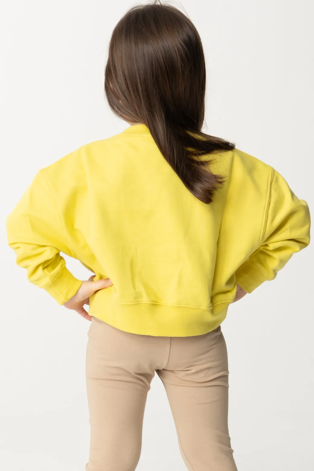 Elisabetta Franchi Bambina Felpa con Etichetta Logo