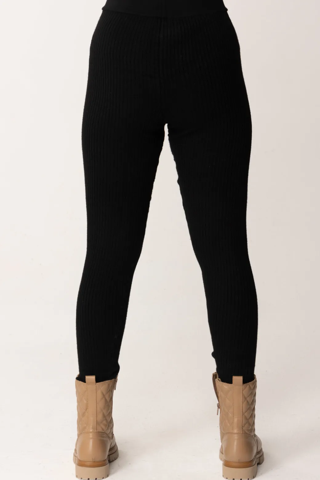 Elisabetta Franchi Bambina Leggings In Viscosa con Logo In Vita