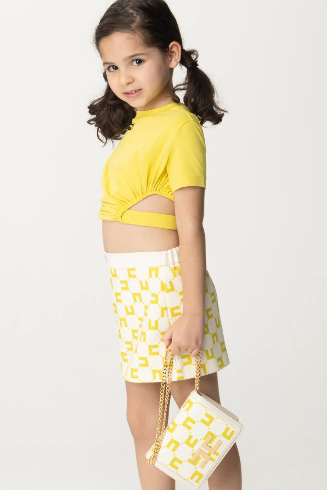 Elisabetta Franchi Bambina Mini Tracolla con Logo