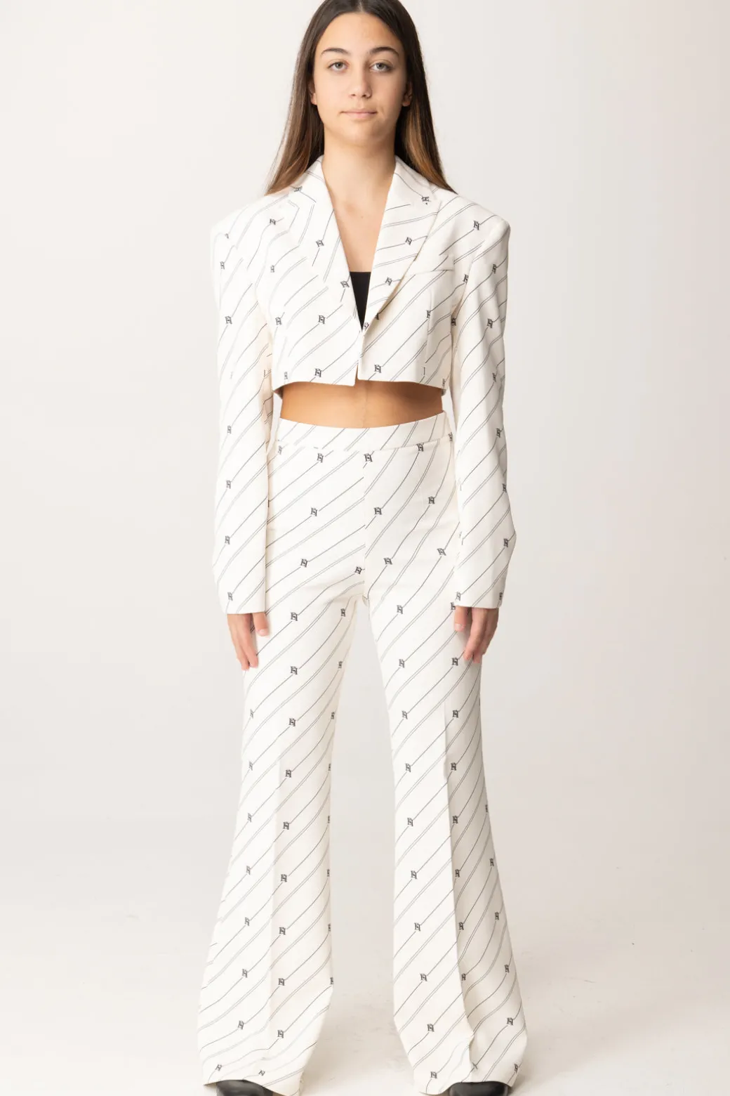 Elisabetta Franchi Bambina Outfit Completo Giacca e Pantalone