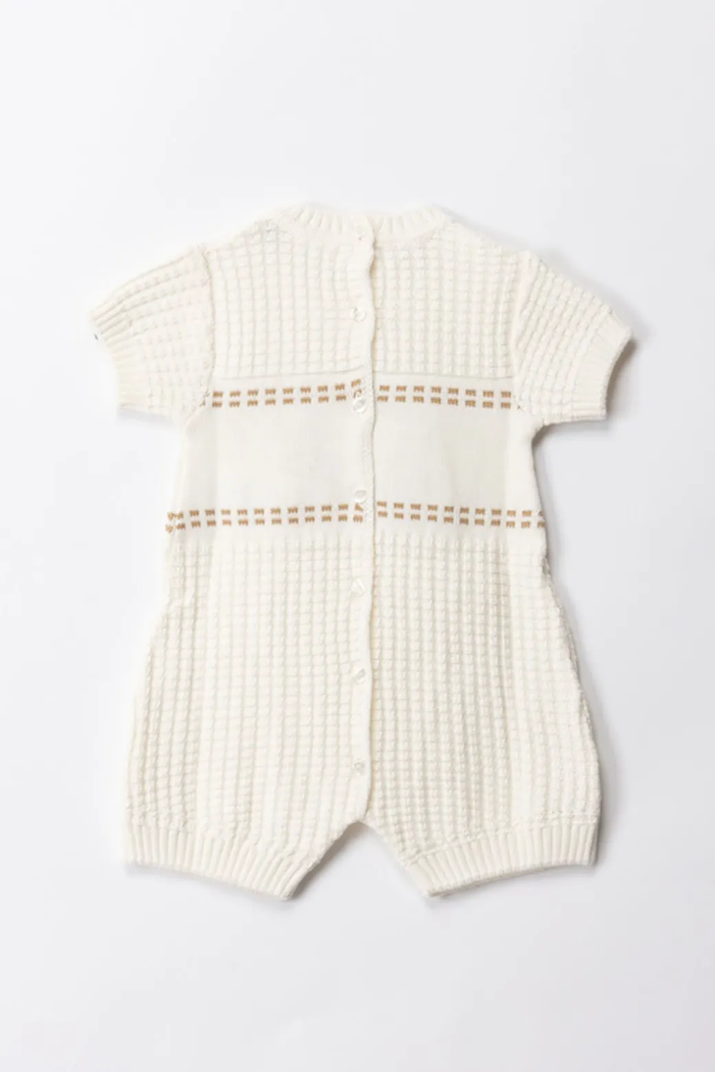 Elisabetta Franchi Bambina Pagliaccetto Tricot con Ricamo Logo