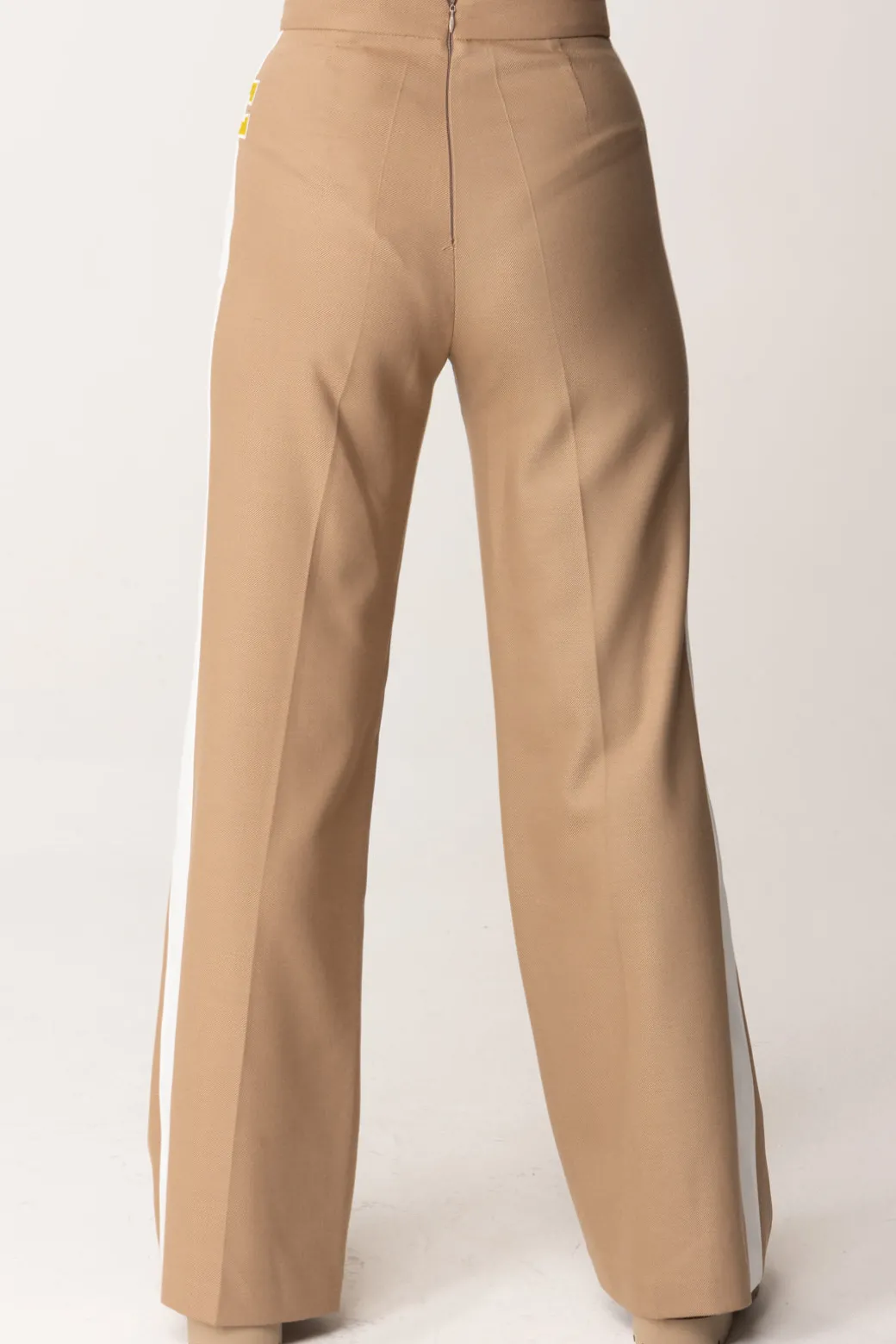 Elisabetta Franchi Bambina Pantalone con Bande Laterali e Logo