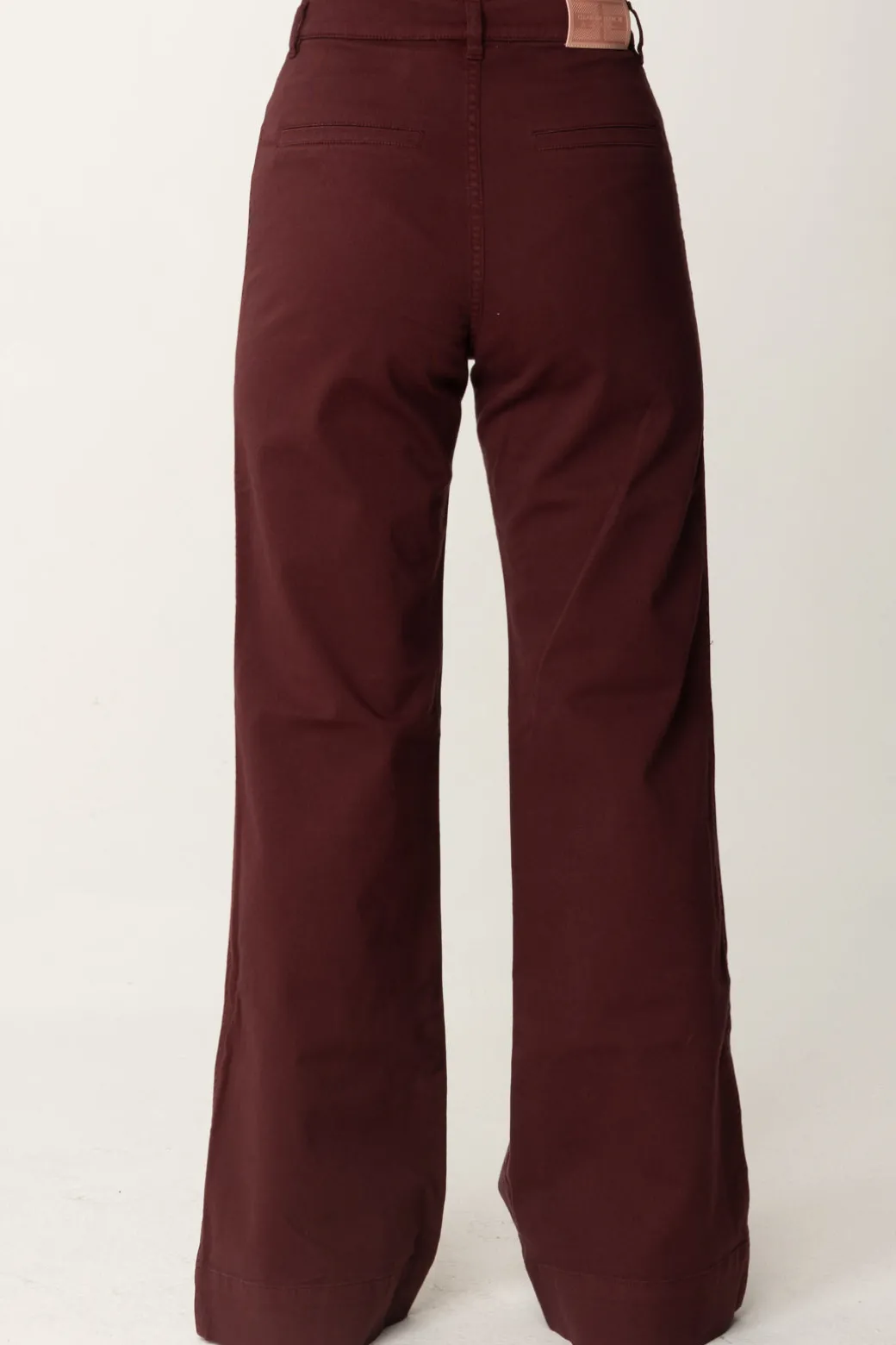Elisabetta Franchi Bambina Pantalone Gamba Dritta con Placca Logo