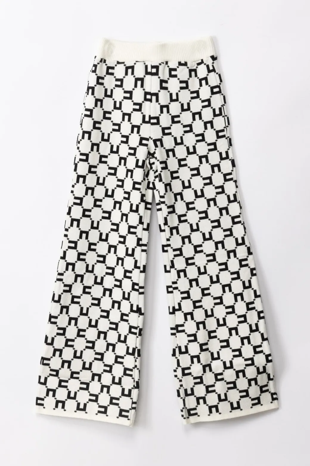 Elisabetta Franchi Bambina Pantaloni con Stampa Logo