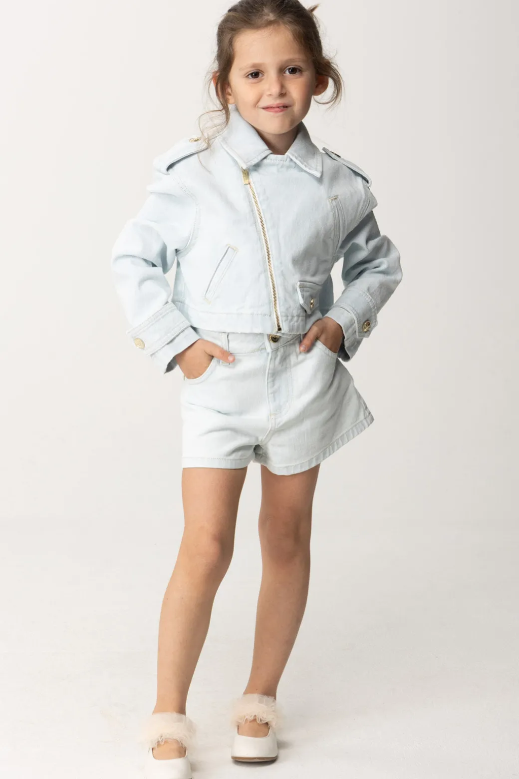 Elisabetta Franchi Bambina Shorts 5 Tasche