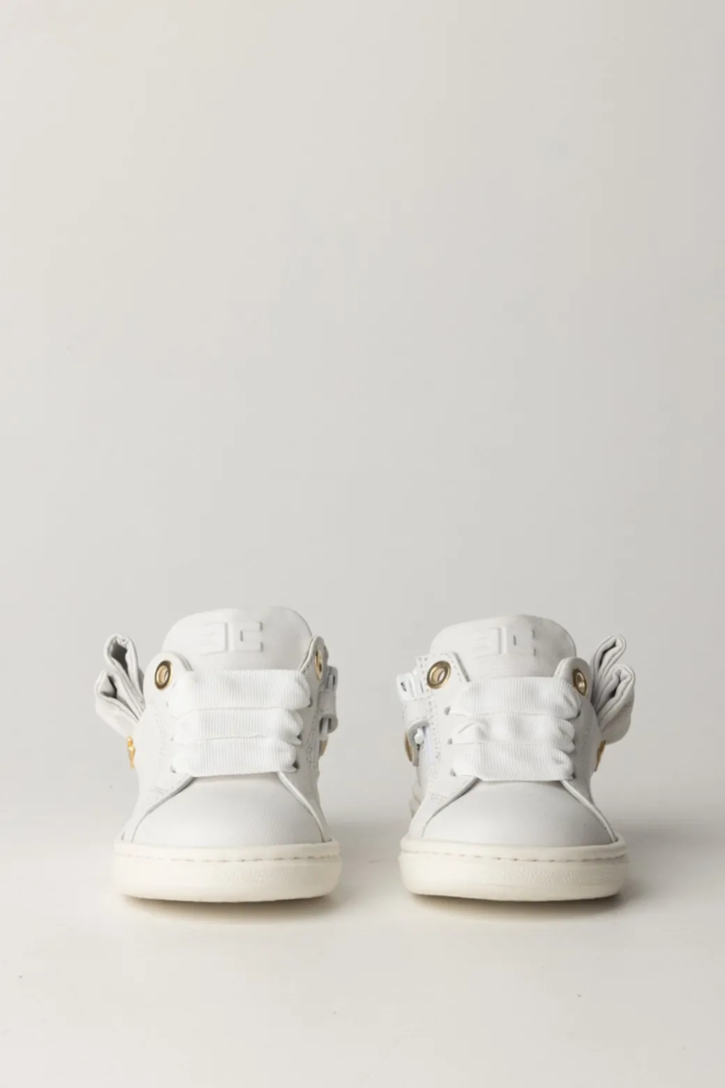 Elisabetta Franchi Bambina Sneakers Chiusura Zip e Bottoncino