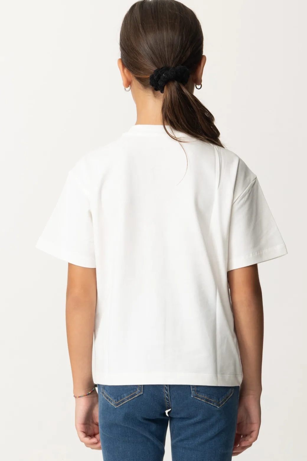 Elisabetta Franchi Bambina T-shirt con Maxi Stampa Ef