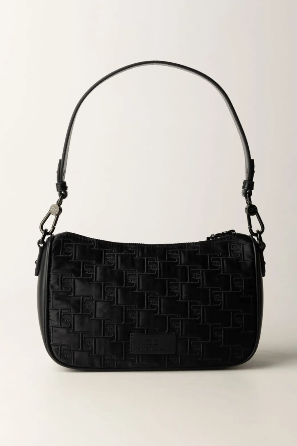 Donna Elisabetta Franchi Borsa a Spalla Piccola In Raso Ricamato